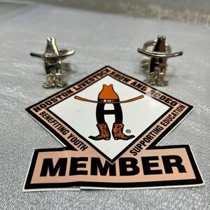 HLSR Howdy H SCARF Bandana Holders Set of 2 and free sticker